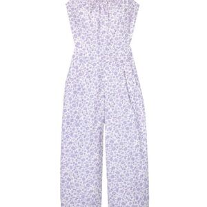 Gal Meets Glam Floral Purple Jumpsuit